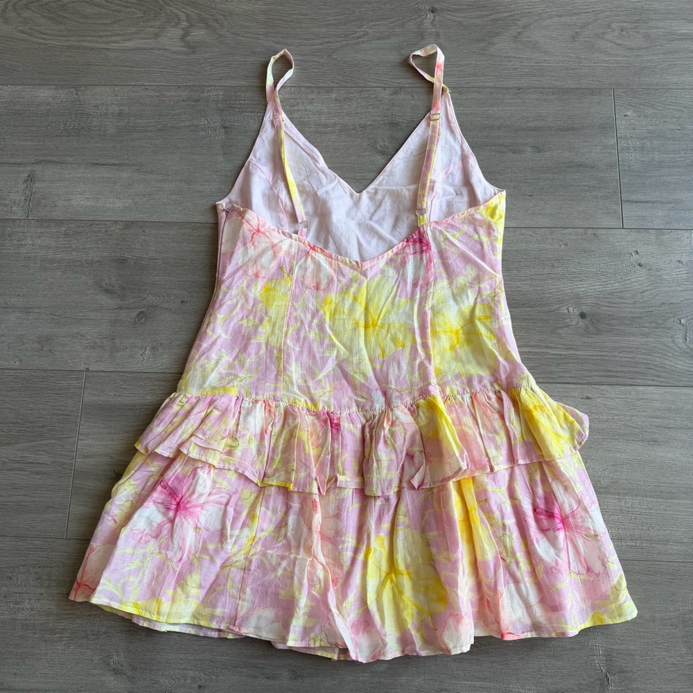 LoveShackFancy Fabienne Cotton-Silk Mini Dress - size 6 - Picture 10 of 10